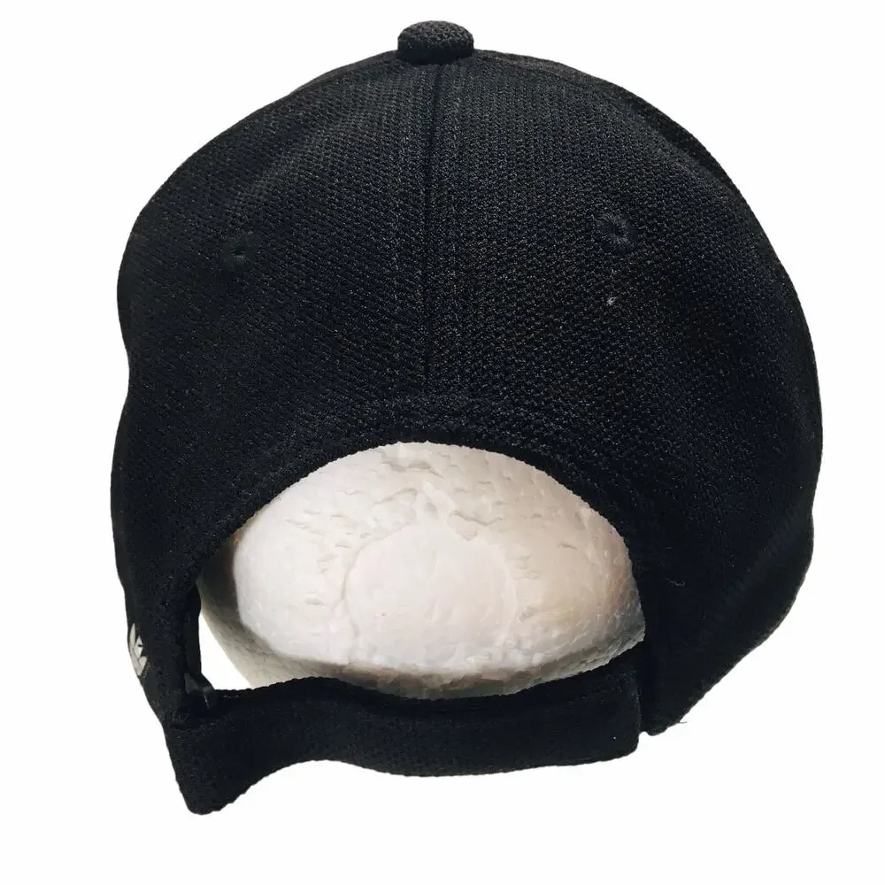 Adidas Men's 100% Cotton Adjustable Strapback Trefoil Logo Hat One Size